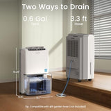 Waykar 2,000 Sq. Ft Energy Star Dehumidifier detail image 5