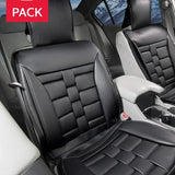 Alpena Black Padded Universal Fit Luxury Seat Cover, 2-pack product image 5