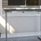 Bestar Upstand 61 cm x 122 cm (24 in. x 48 in.) Height Adjustable Desk with Dual Monitor Arm product image 6