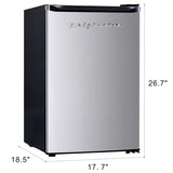 Frigidaire 19 in. 2.5 cu ft. Stainless Steel Look Compact Refrigerator with Reversible Door product image 3