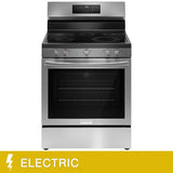 Frigidaire Gallery 30 in 5.3 cu ft. Stainless Steel Electric 5-Burner Range with Total Convection product image 1