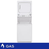 GE White 27 in. 4.4 cu. ft. Washer and 5.9 cu. ft. Dryer Laundry Centre product image 4