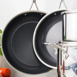 HENCKELS Paradigm Hybrid Ceramic Non-Stick Tri-ply Clad Cookware Set, 11-piece product image 5