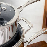 HENCKELS Paradigm Hybrid Ceramic Non-Stick Tri-ply Clad Cookware Set, 11-piece product image 7