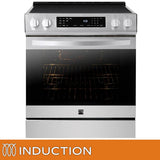 Kenmore 30 in. 5 cu ft. Stainless Steel Digital Control Induction Range with True Convection and Air Fry product image 1