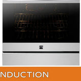 Kenmore 30 in. 5 cu ft. Stainless Steel Digital Control Induction Range with True Convection and Air Fry product image 5