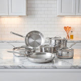 Kirkland Signature 5-ply Clad Stainless Cookware Set, 10-pieces product image 4