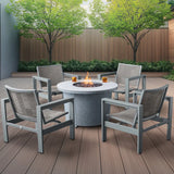 Milo 5-piece Patio Seating Set with Fire Table product image 1