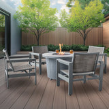 Milo 5-piece Patio Seating Set with Fire Table product image 2