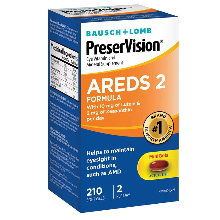 PreserVision Eye Vitamin and Mineral Supplement AREDS2, 210 Softgels product image 1