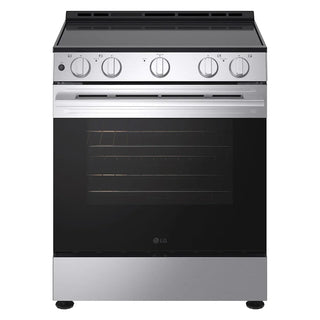 Samsung 80 Series 30 in. 6.3 cu ft. Stainless Steel Electric Slide-in Range with Air Fry and True Convection