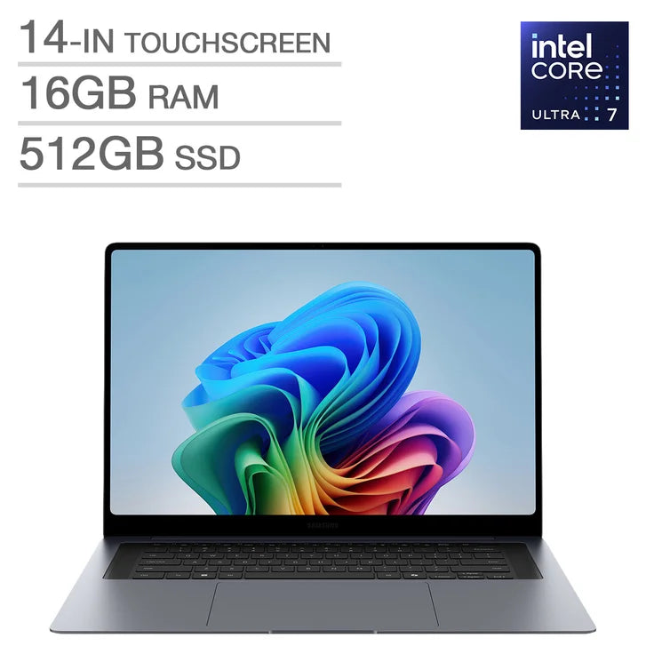 Samsung Galaxy Book6 Pro Copilot+ PC 14.0-in Touchscreen AMOLED Laptop, Intel Core Ultra 7 356H- 16GB RAM, 512 GB SSD product image 1