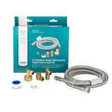 Smart Choice 6 ft. Stainless Steel Dishwasher Waterline Kit product image 1