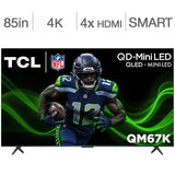 TCL 85" Class - QM67K Series - 4K UHD QD-Mini LED TV product image 1