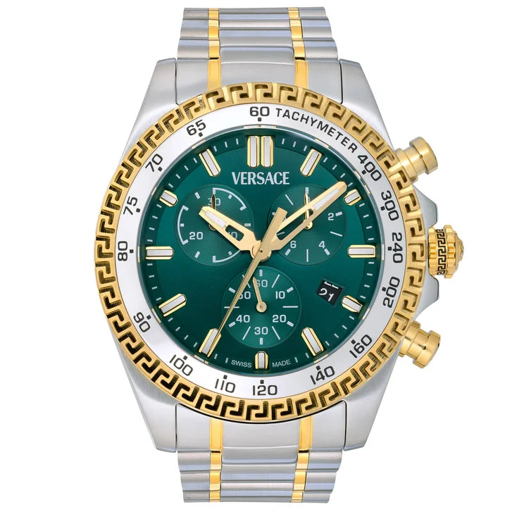 Versace Chrono X Green Dial Men's Watch product image 1