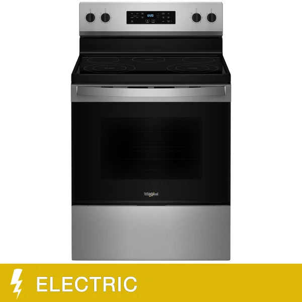 Whirlpool 30 in 5.3 cu ft. Electric 5 Element Range with Dual Radiant Elements product image 1