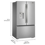 Whirlpool 36 in. 30 cu ft. Standard Depth French Door Refrigerator with In-Door Water and Ice Maker product image 2